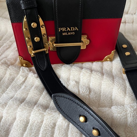Prada Cahier leather bag - Picture 4 of 10